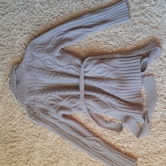 Sonoma cable knit gray sweater - Picture 6 of 6